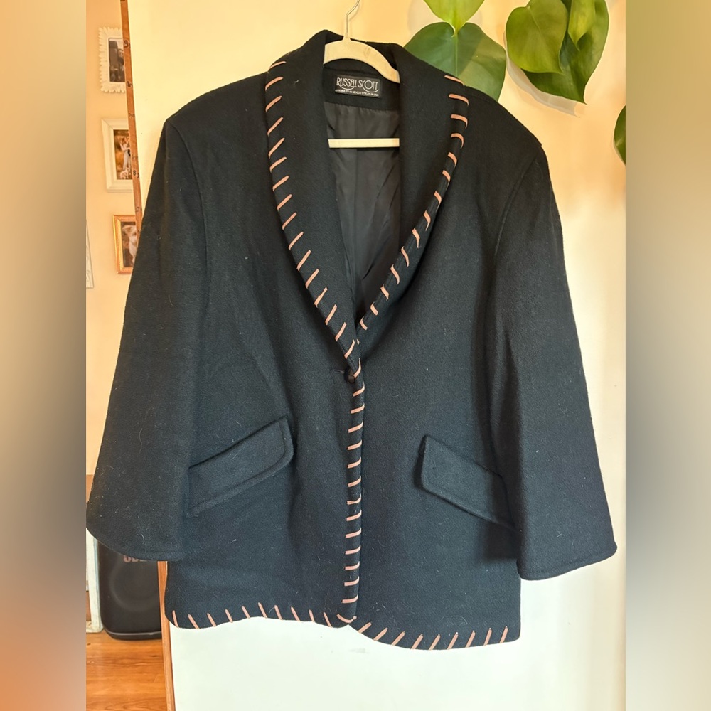 Vintage Russel Scott Wool Blend Western Coat